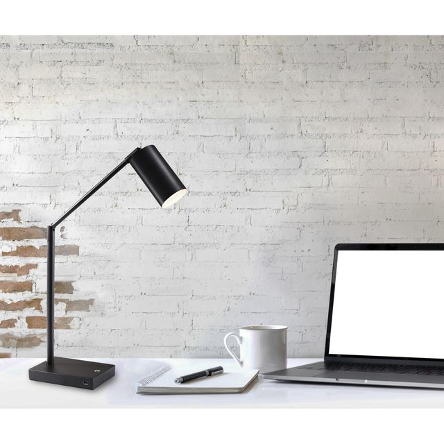 Adesso® Colby Black Led Desk Lamp-1