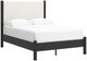 Signature Design by Ashley® Cadmori Black/White Youth Full Upholstered Panel Bed-1