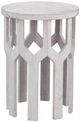 Bassett Mirror Lloyd White Wash Accent Table-1