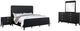 Coaster® Brookmead 4-Piece Black Queen Panel Bedroom Set-0