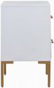 TOV Furniture Quinn White Side Table-2