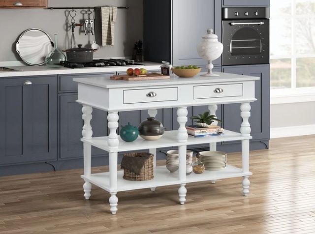 ACME Furniture Rorratt White Kitchen Island-1