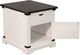 Sunny Designs™ French Country Brown End Table with White Base-4