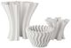 Currey & Company White Godet Vase-2