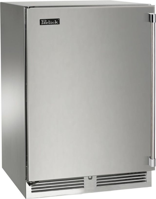 Perlick® Signature Series 3.1 Cu. Ft. Stainless Steel Under The Counter Refrigerator-0