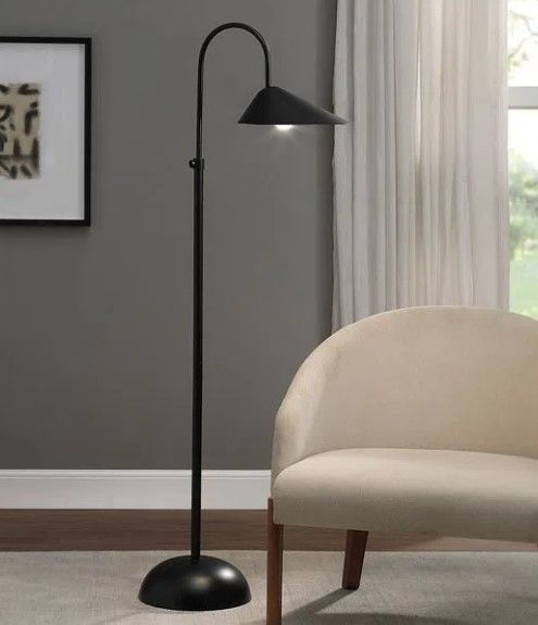 Renwil® Forte Matte Black Floor Lamp-3