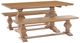 Powell® Banks 3-Piece Rustic Honey Dining Table Set-0