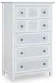 John Thomas Furniture® Hampton High Tide White Chest-0
