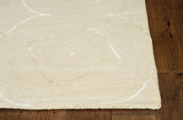 KAS Rugs Serenity Ivory Geo 5'x7' Area Rug-1
