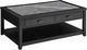 Steve Silver Co. Garvine Gray Coffee Table with Midnight Base-0