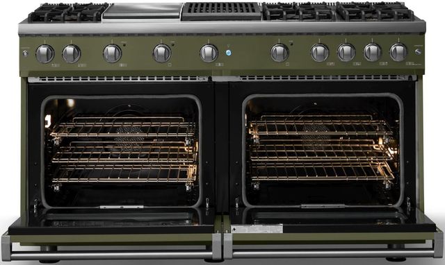 Viking® 5 Series 60" Martini Pro Style Gas (LP) Range with Polished Chrome Trim-1