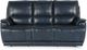Bassett® Furniture Burlington Navy Leather Power Reclining Sofa-0