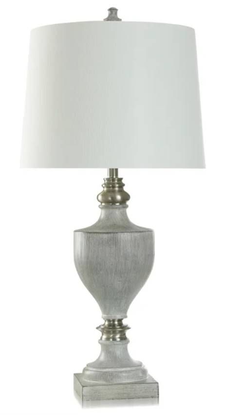 Stylecraft Greyson Grey/White Table Lamp -0