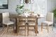 Jofran Inc. Carlyle Crossing 7-Piece Brown Trestle Counter Table Set-1