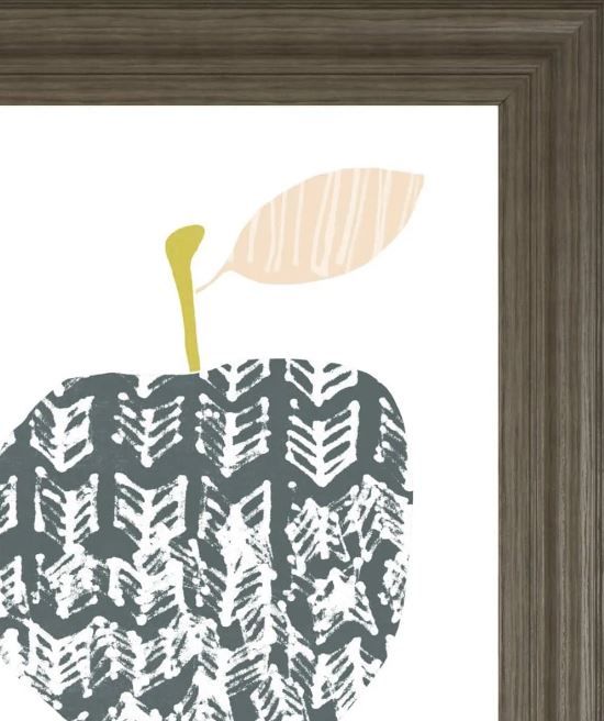 Classy Art Gray Cut Paper Fruit II by June Erica Vess Wall Art-1