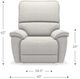 La-Z-Boy® Norris Shitake Leather Power Wall Recliner-5