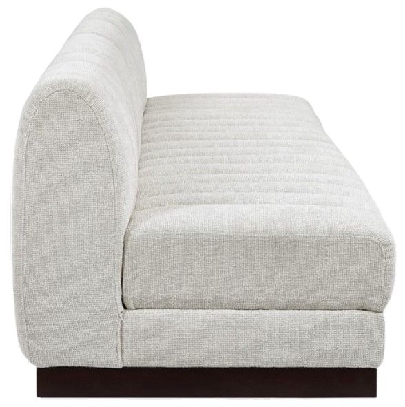 Meridian Furniture Quinn 4-Piece Cream Modular Armless Sofa-2