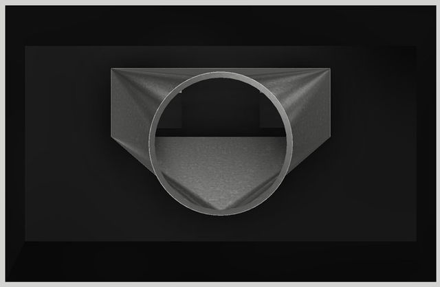 Vent-A-Hood® 42" Black Island Liner Insert-1