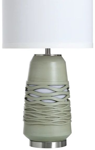 Stylecraft Avignon Green Table Lamp-1