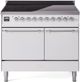 Ilve® Nostalgie II Series 40" White Pro Style Induction Range-0