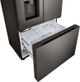 LG 36" 25.5 Cu. Ft. PrintProof™ Black Stainless Steel Counter Depth French Door Refrigerator-2