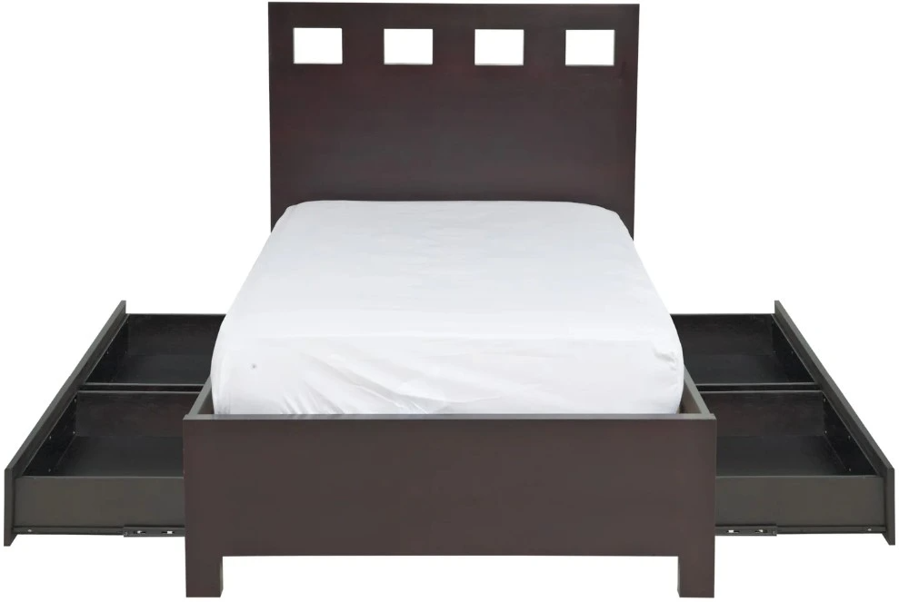 Modus Furniture Nevis Riva Storage Panel Bed