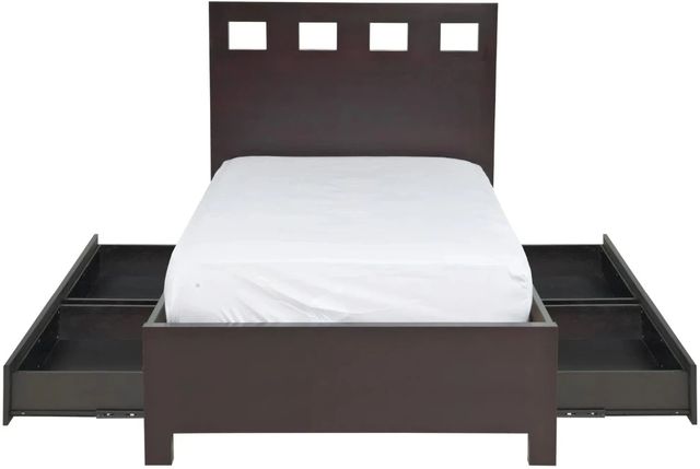 Modus Furniture Nevis Riva Espresso Twin Storage Panel Bed-2