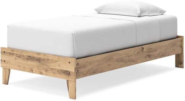 Signature Design by Ashley® Larstin Brown Twin Platform Bed-3