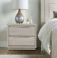 Armen Living Abbey Silver Gray Nightstand -1