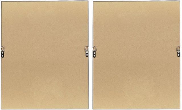 Olliix by Madison Park Moving Midas 2 Piece Black Abstract Gold Foil Framed Canvas Set-3