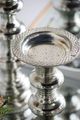 A & B Home Antiqued Silver Pillar Candle Holder-4
