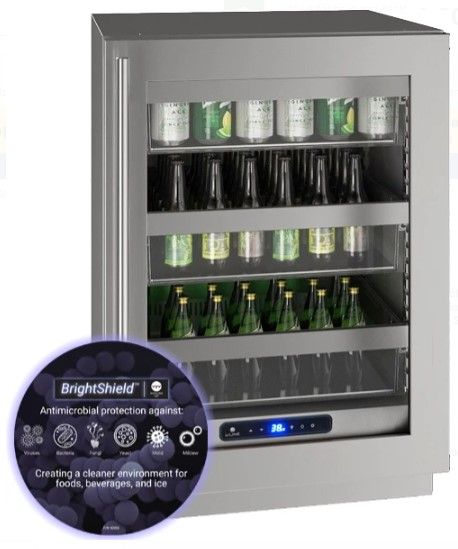 U-Line® Stainless Steel 24" Undercounter Refrigerator-3