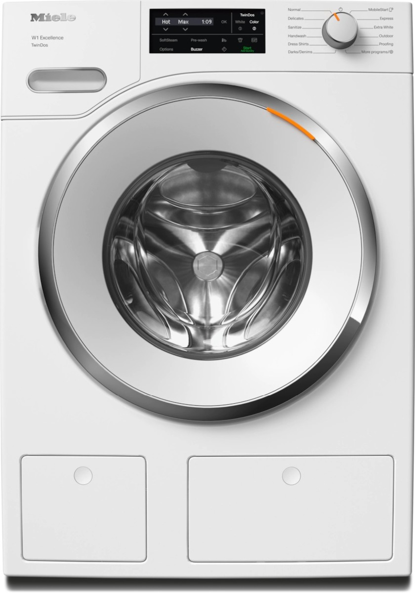 Miele W1 White Edition 2.3 Cu. Ft. Lotus White Front Load Washer 