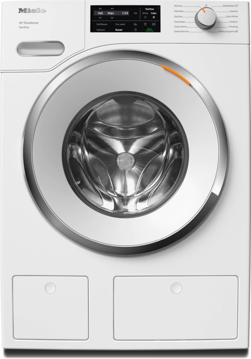 Miele W1 White Edition 2.3 Cu. Ft. Lotus White Front Load Washer