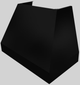 Vent-A-Hood® Designer Series 42" Black Wall Mounted Range Hood-3