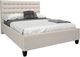 Beaudoin Customizable Liverpool King Upholstered Platform Bed with Woodland Footboard-0