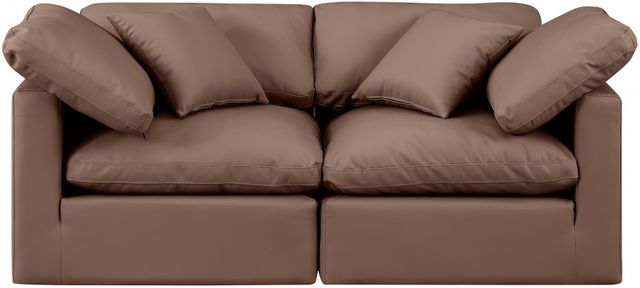 Meridian Furniture Indulge 2-Piece Brown 70" Sofa-2
