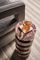 Universal Explore Home™ New Modern Cerise Honed Cherry Gold Spot Table-2