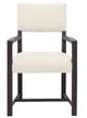 Hooker® Furniture Driftwood Burnt Timber/Lovegood Bisque Dining Side Chair-1