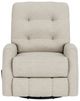Flexsteel® Devon Fabric Swivel Gliding Recliner without Nailhead Trim-4