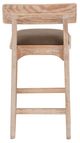 International Furniture Direct Balam Gray/Stained White Barstool-4