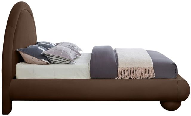 Meridian Furniture Madrid Brown Queen Upholstered Panel Bed-2