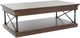 Liberty Furniture Tribeca 3-Piece Black/Cordovian Brown Occasional Table Set-1