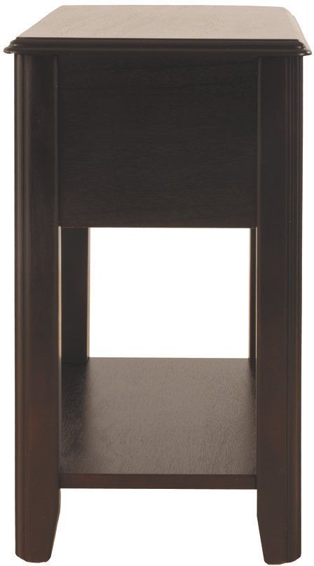 Signature Design by Ashley® Breegin Almost Black Chair Side End Table-2