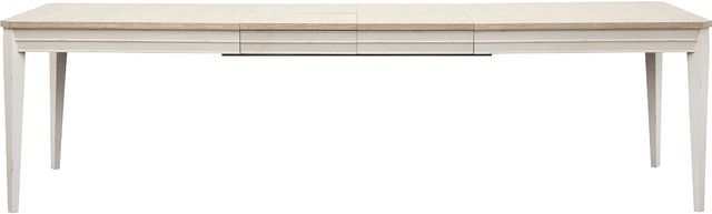 Magnussen Home® Echo Isles Driftwood/White Rectangular Dining Table-3