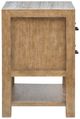 Magnussen Home® Plum Creek Sierra Brown Open Nightstand with Marble Top-3