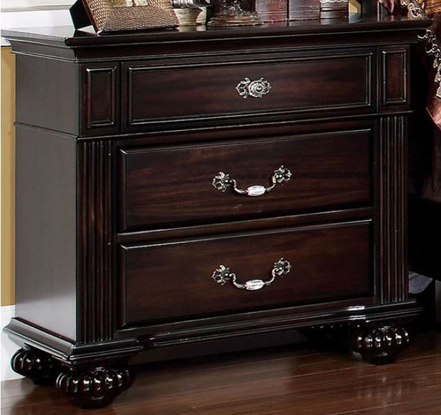 Furniture of America® Syracuse 5-Piece Dark Walnut Queen Bedroom Set-2