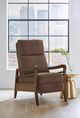 Best® Home Furnishings Customizable Field & Stream Home Ryberson Manual High Leg Recliner with Dark Walnut Legs-2
