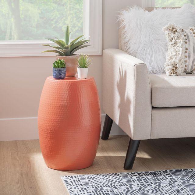 Powell® Sienna Coral Side Table-4