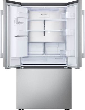 LG 36 23.7 Cu. Ft. PrintProof Stainless Steel Counter Depth MAX with Zero Clearance French Door Refrigerator LG 36 23.7 Cu. Ft. PrintProof Stainless Steel Counter Depth MAX with Zero Clearance French Door Refrigerator